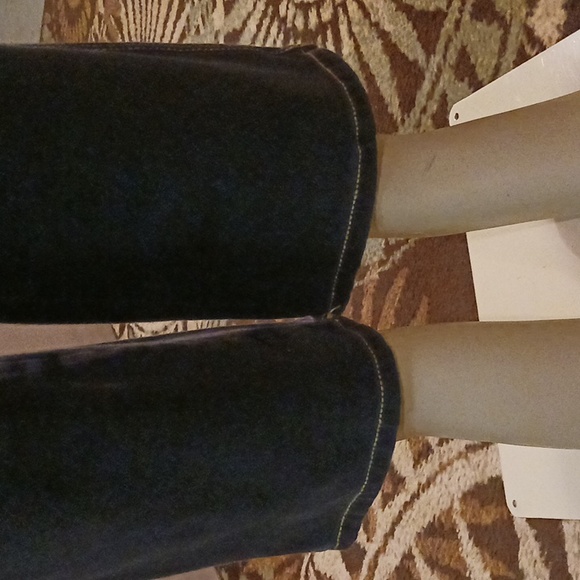 Black Coldwater Creek Natural Fit boot cut jeans Sz 10P - Picture 6 of 15